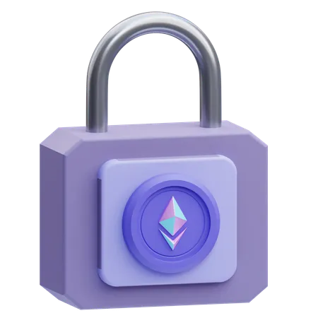 Sécurité Ethereum  3D Icon