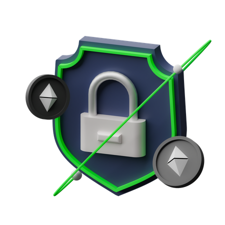 Ethereum Security  3D Icon