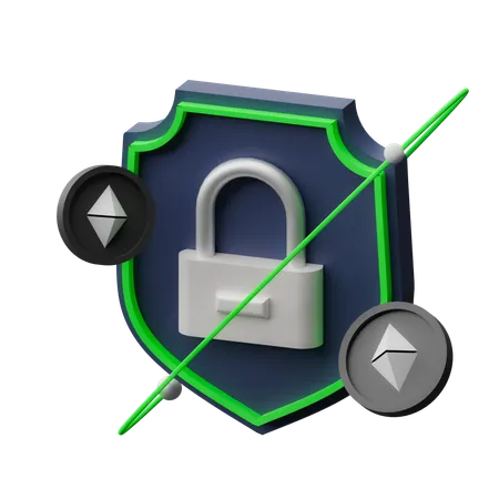 Ethereum Security  3D Icon