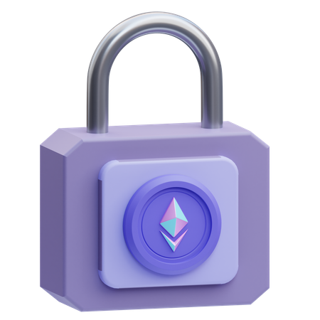 Ethereum Security  3D Icon