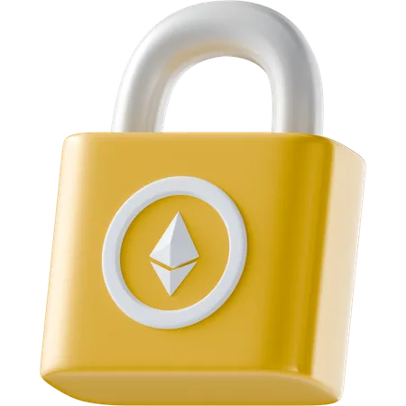 Ethereum Security  3D Icon