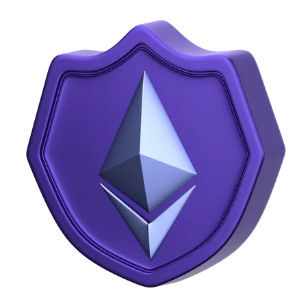 Ethereum Security  3D Icon