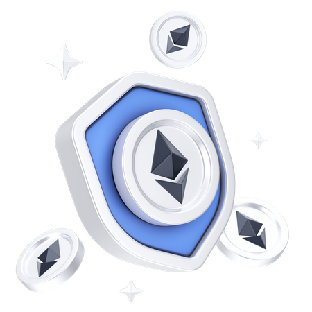 Ethereum Security  3D Icon