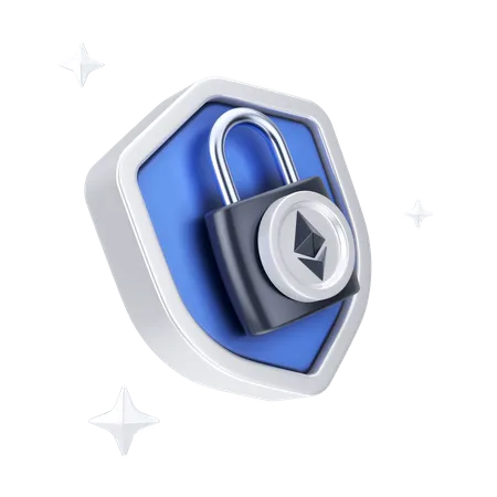 Ethereum Security  3D Icon