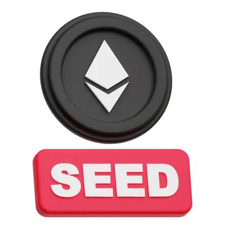 Ethereum Seed  3D Icon