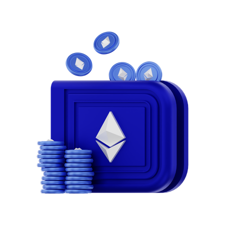 Ethereum Self Custody  3D Illustration