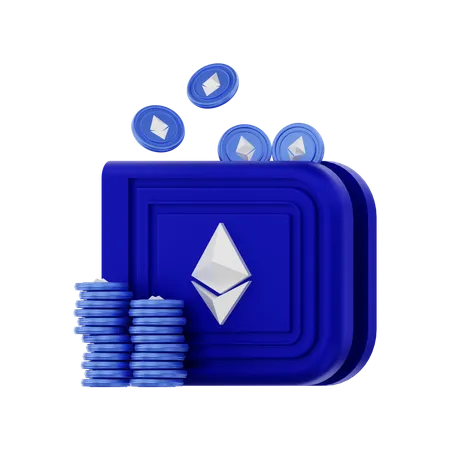 Ethereum Self Custody  3D Illustration