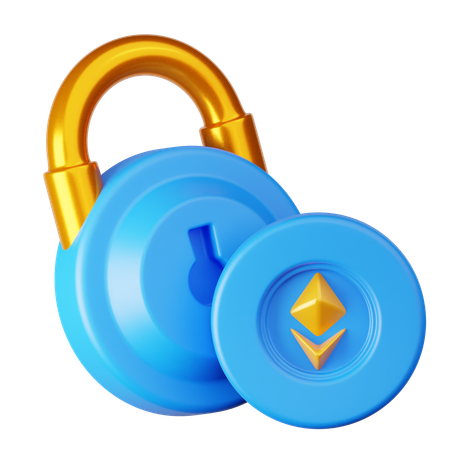 Ethereum-Sicherheit  3D Icon