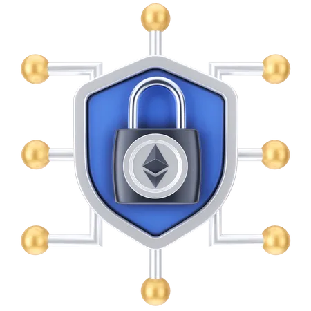 Ethereum-Sicherheit  3D Icon