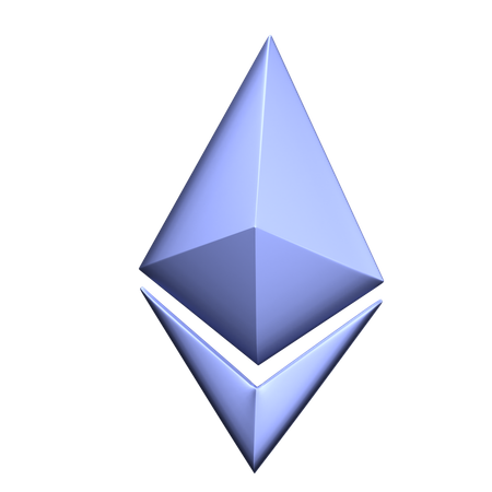 Ethereum Sign  3D Icon