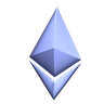 ethereum sign 3d logo