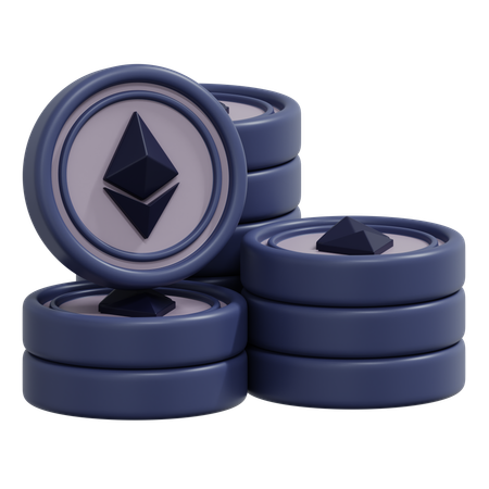 Ethereum stack  3D Icon