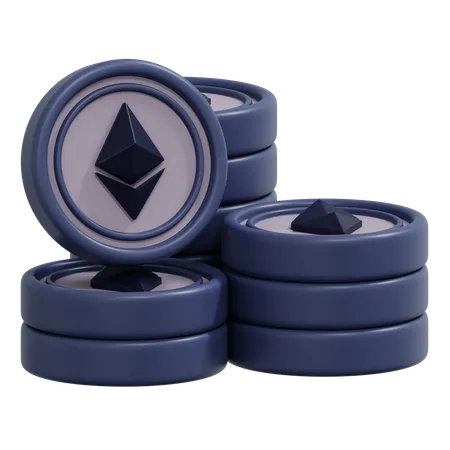 Ethereum stack  3D Icon