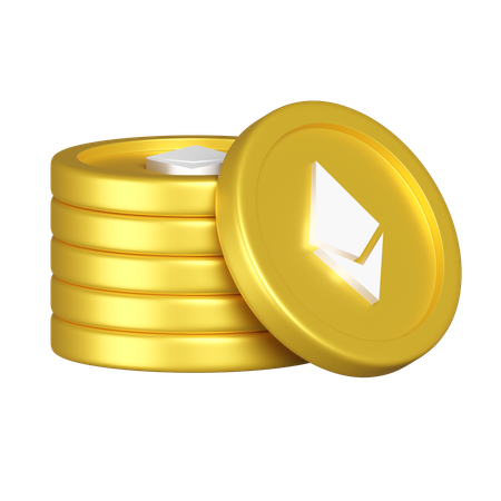Ethereum Stack  3D Icon