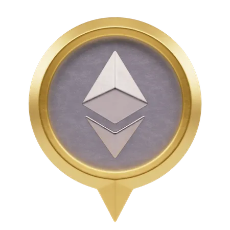 Ethereum-Standort  3D Icon