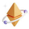 3d ethereum symbol emoji