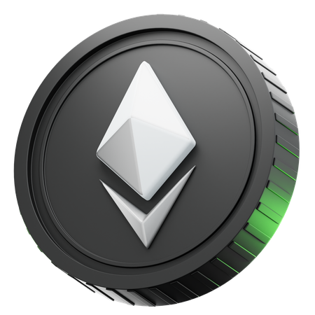 Ethereum Token  3D Icon