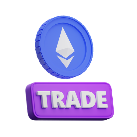 Ethereum Trade  3D Icon
