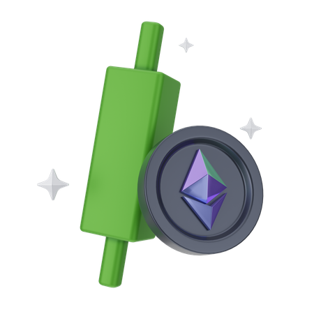 Ethereum Trading  3D Icon