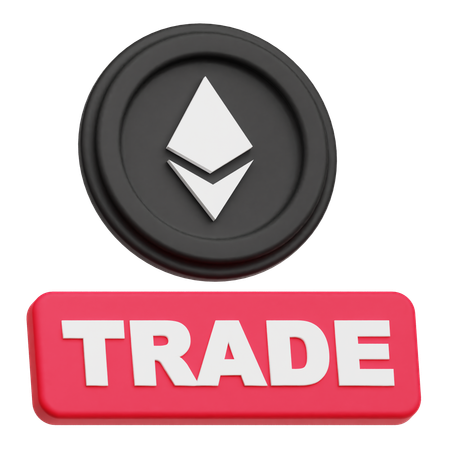 Ethereum trading  3D Icon