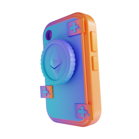Ethereum Trading App  3D Icon