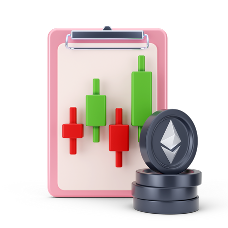 Ethereum Trading Report  3D Icon