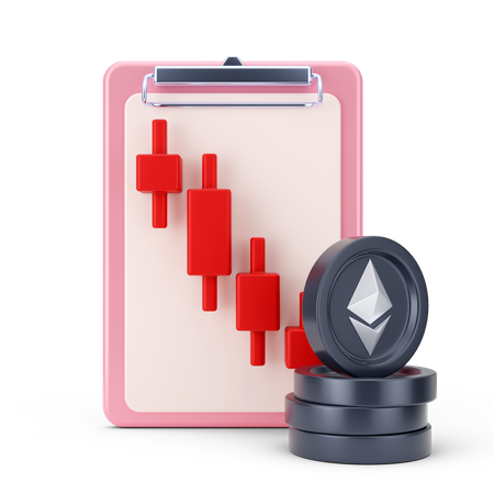 Ethereum Trading Report  3D Icon