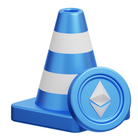 Ethereum Traffic  3D Icon