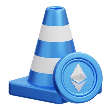 Ethereum Traffic  3D Icon