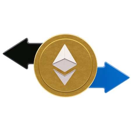 Ethereum Transaction  3D Icon