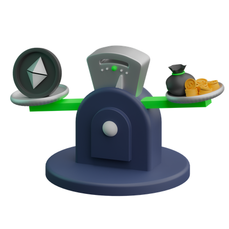 Ethereum-Skala  3D Icon