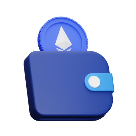 Ethereum Wallet  3D Icon
