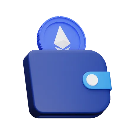 Ethereum Wallet  3D Icon
