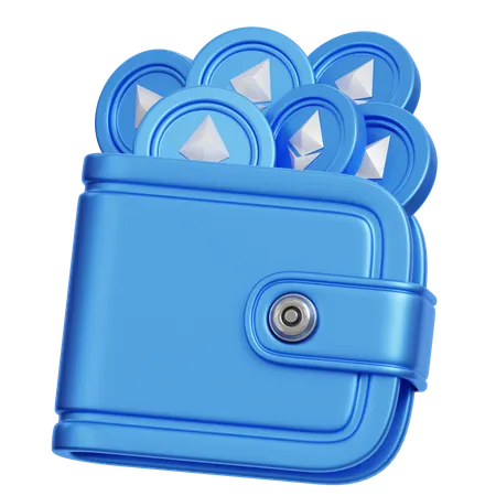 Ethereum Wallet  3D Icon