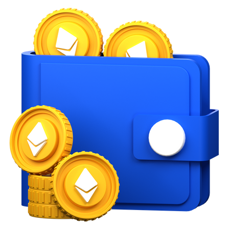 Ethereum Wallet  3D Icon