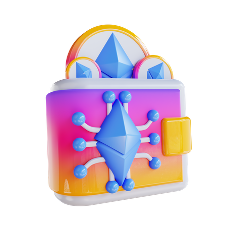 Ethereum Wallet  3D Icon