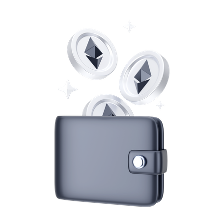 Ethereum Wallet  3D Icon
