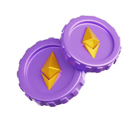 Etherium  3D Icon