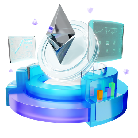 Etherium  3D Icon
