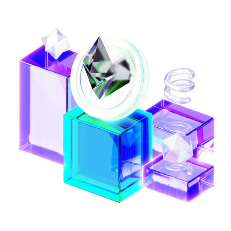 Etherium  3D Icon