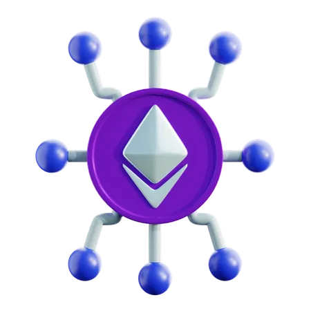 Etherium  3D Icon