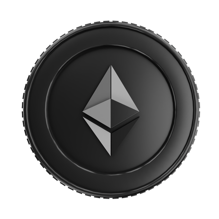 Etherium Coin  3D Icon