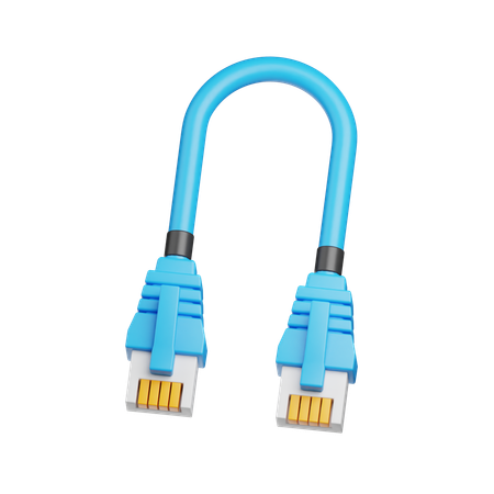 Ethernet  3D Icon