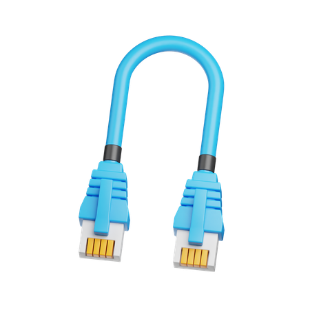 Ethernet  3D Icon