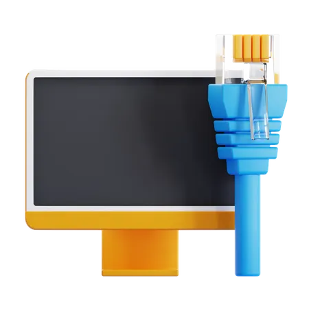 Ethernet 3D Icon