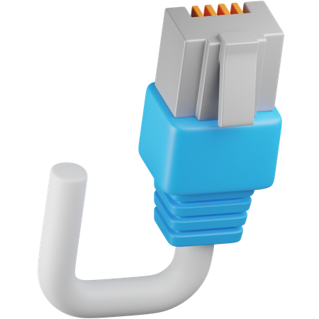 Ethernet Anschluss  3D Icon