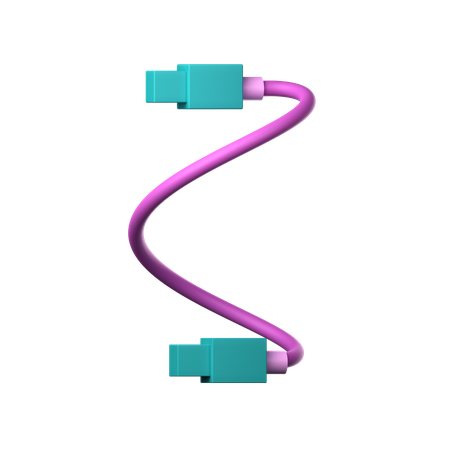 Ethernet Cable  3D Icon