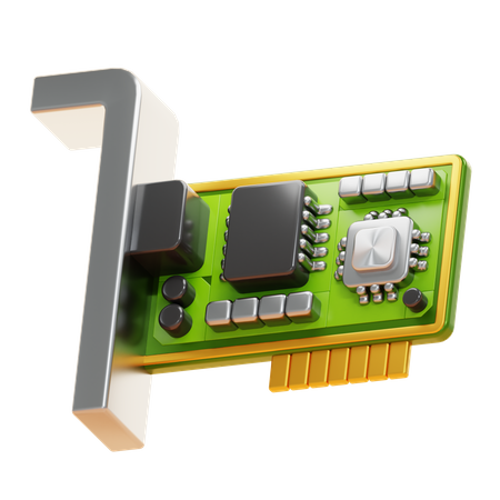 ETHERNET CARD  3D Icon