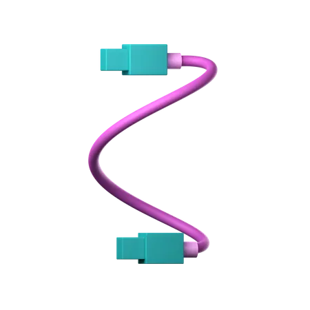 Ethernet Kabel  3D Icon