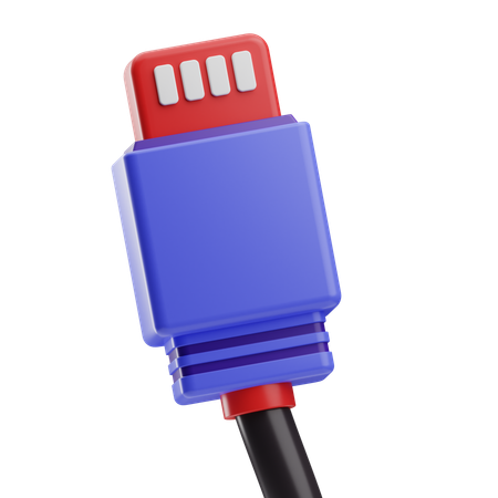 Ethernet Kabel  3D Icon